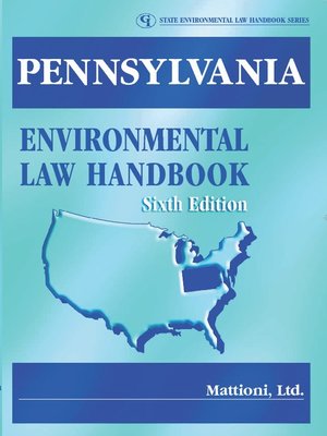 cover image of Pennsylvania Environmental Law Handbook